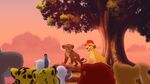 Rani and Kion begin their reign as Queen and King of the Tree of Life