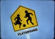 Playground sign get it right