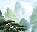 Stitch & Ai Artwork Huangshan Mountain Huangshan Pine