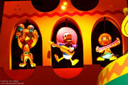 The Three Caballeros in Hong Kong Disneyland's "it's a small world"