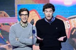 Andy Samberg & Bill Hader speak at Independent Spirit Awards.jpg (241 KB) Andy Samberg and Bill Hader speak onstage during the 2014 Independent Film Spirit Awards.