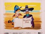 Animation cel of Bonkers and Darkwing Duck.