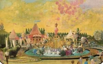 Early 1980s proposal sketch of the &ldquo;New Fantasyland&rdquo; redesign