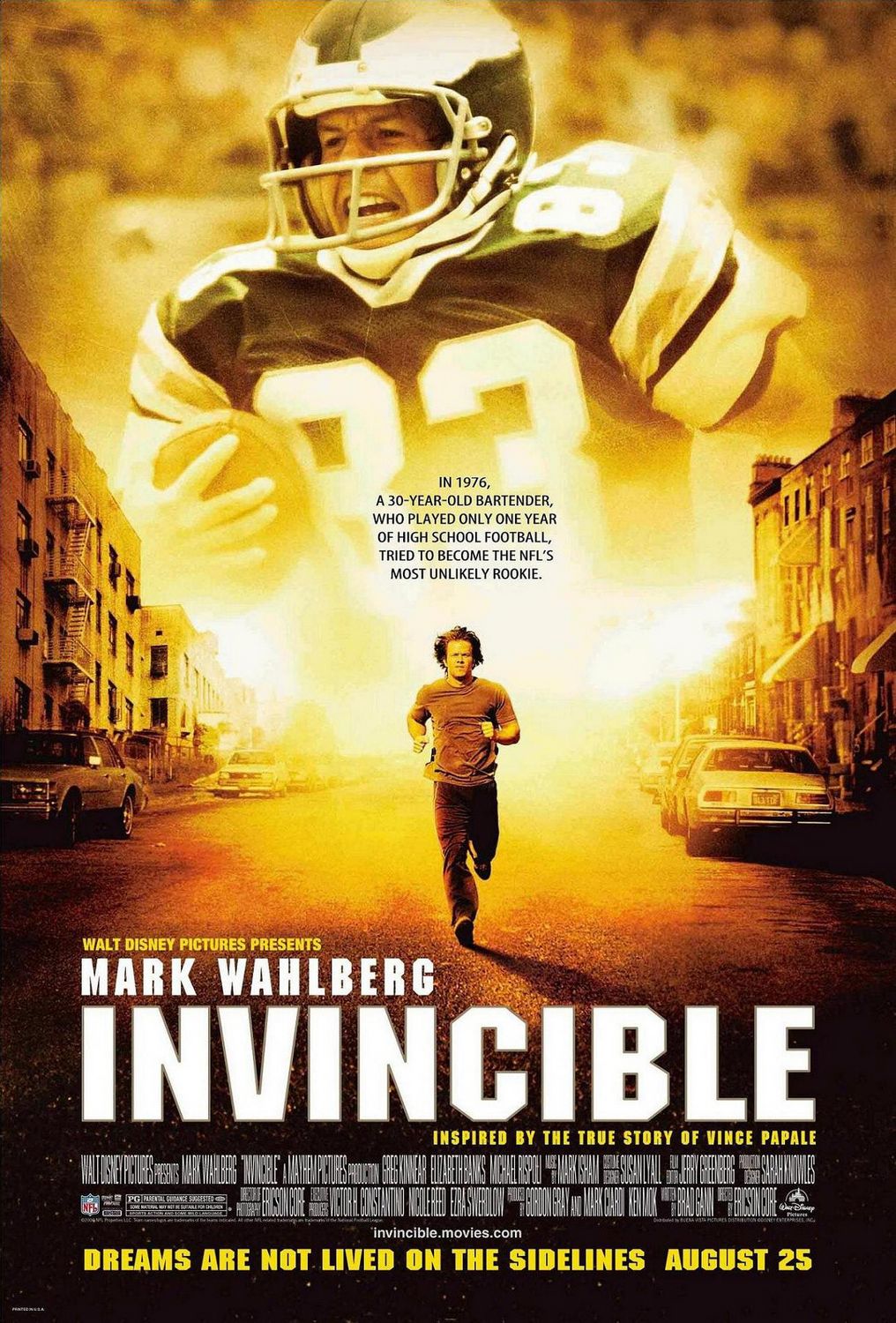 Mark Wahlberg, Vince Papale - Bond from Disney's 'Invincible' still strong  - ESPN