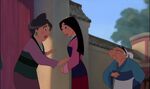 "Mulan, stay inside."