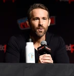 Ryan Reynolds speaks at the 2019 New York Comic Con.