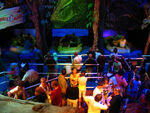 T. rex on the Virtual Jungle Cruise in DisneyQuest at Downtown Disney
