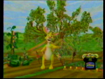 Rabbit admires his harvest.