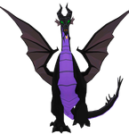 Model of Maleficent's dragon form
