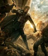 Fandral in Thor: The Dark World en Thor: Ragnarok