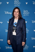 Kathleen Kennedy attending the 2019 D23 Expo.