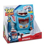 The real life toy version of Sparks by Thinkway Toys