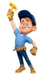 Fix-It Felix Jr. A major character in Wreck-It Ralph