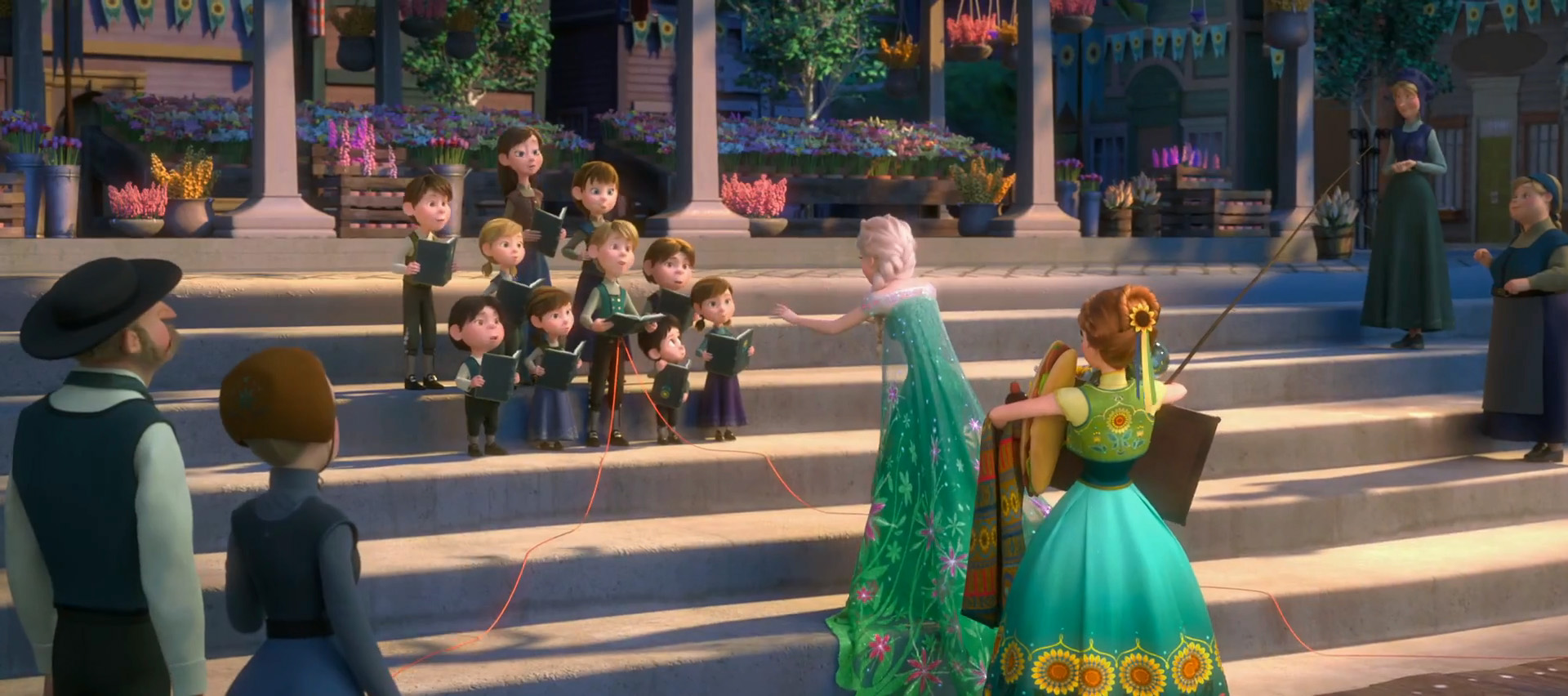 coloring pages of frozen fever songs