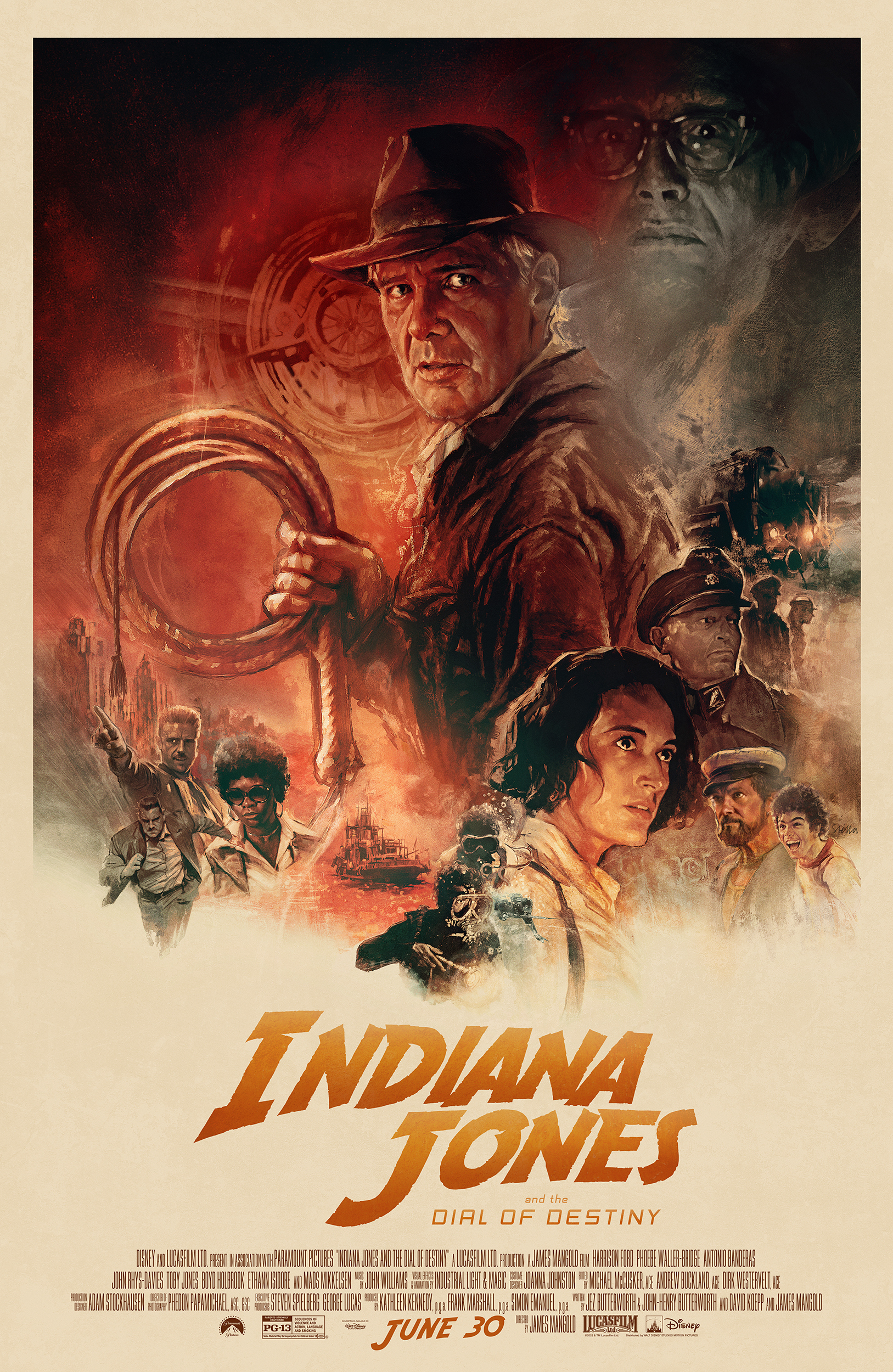 Indiana Jones Dial Of Destiny dvd cover - DVD Covers & Labels by