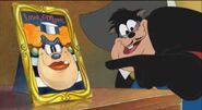 Pete's mother on a portrait in Mickey, Donald and Goofy: The Three Musketeers.