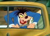 Goofy as Mr. Wheeler in Motor Mania