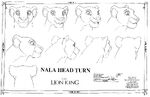 Adult Nala head turnaround.