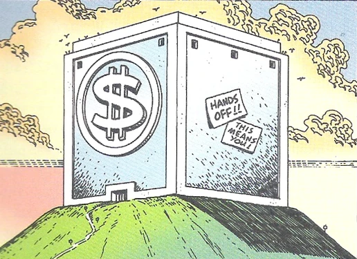 The Money Bin in Life and Times of Scrooge