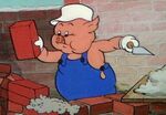 Practical Pig (The Three Little Pigs franchise and Walt Disney's Mickey Mouse's Birthday Party)