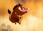 One of the cutest Timon and Pumbaa moments