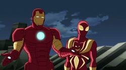 Iron Man Disney Wiki Fandom - iron spider roblox pants