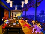 The festive banquet