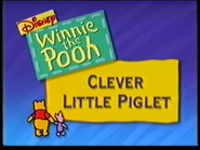Clever Little Piglet title card