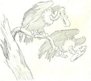 Disney 1937 SnowWhite+7Dwarfs orig.storyboard.sketch Vultures.JPG - Version 3