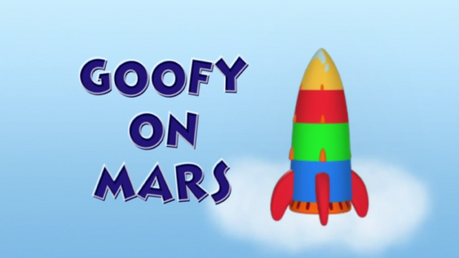 Goofy on Mars title