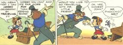 Pinocchio Honest JohnComic Panels