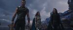 Thor, Loki and Valkyrie - Thor Ragnarok