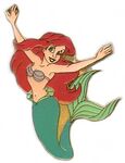 Ariel, arms spread wide -- from Disney Store Japan set
