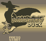 Title Card of the Game Boy version of the Darkwing Duck video game.