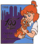 Jenny with Oliver pin