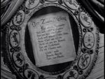 Magic mirror with original sorcerers apprentice poem