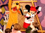 Pluto and Mickey in Disney's PCH Grill