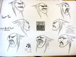 Facial expressions of Shan Yu