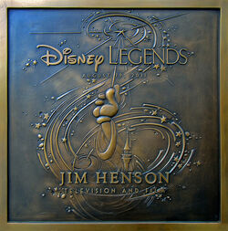 Disney legends jim henson plaque