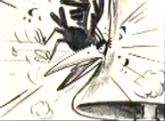 Jabber slams into the bell.