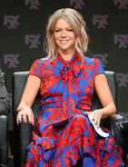 Kaitlin Olson at the It's Always Sunny in Philadelphia panel during the 2018 Summer TCA Press Tour.