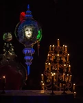Madame Leota as a Christmas ornament
