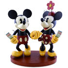 Pie-Eyed Minnie and Mickey Mouse Figure