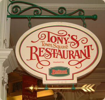 Tony s Town Square Restaurant Disney Wiki Fandom