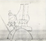 Kirby and others in this animation sketch