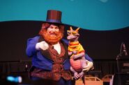 Dreamfinder and Figment at the Destination D event