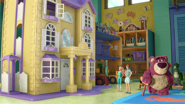 barbie cartoon house