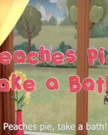 Peaches Pie Take A Bath Disney Wiki Fandom
