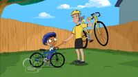 Baljeet with cycling legend Greg LeMond