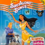 The 1995 laserdisc release, with Disney's Sing-Along Songs: Colors of the Wind (front)